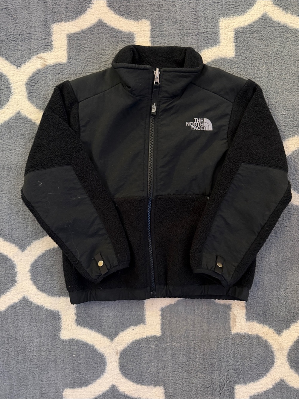The North Face Black Sherpa Fleece Jacket with Logo